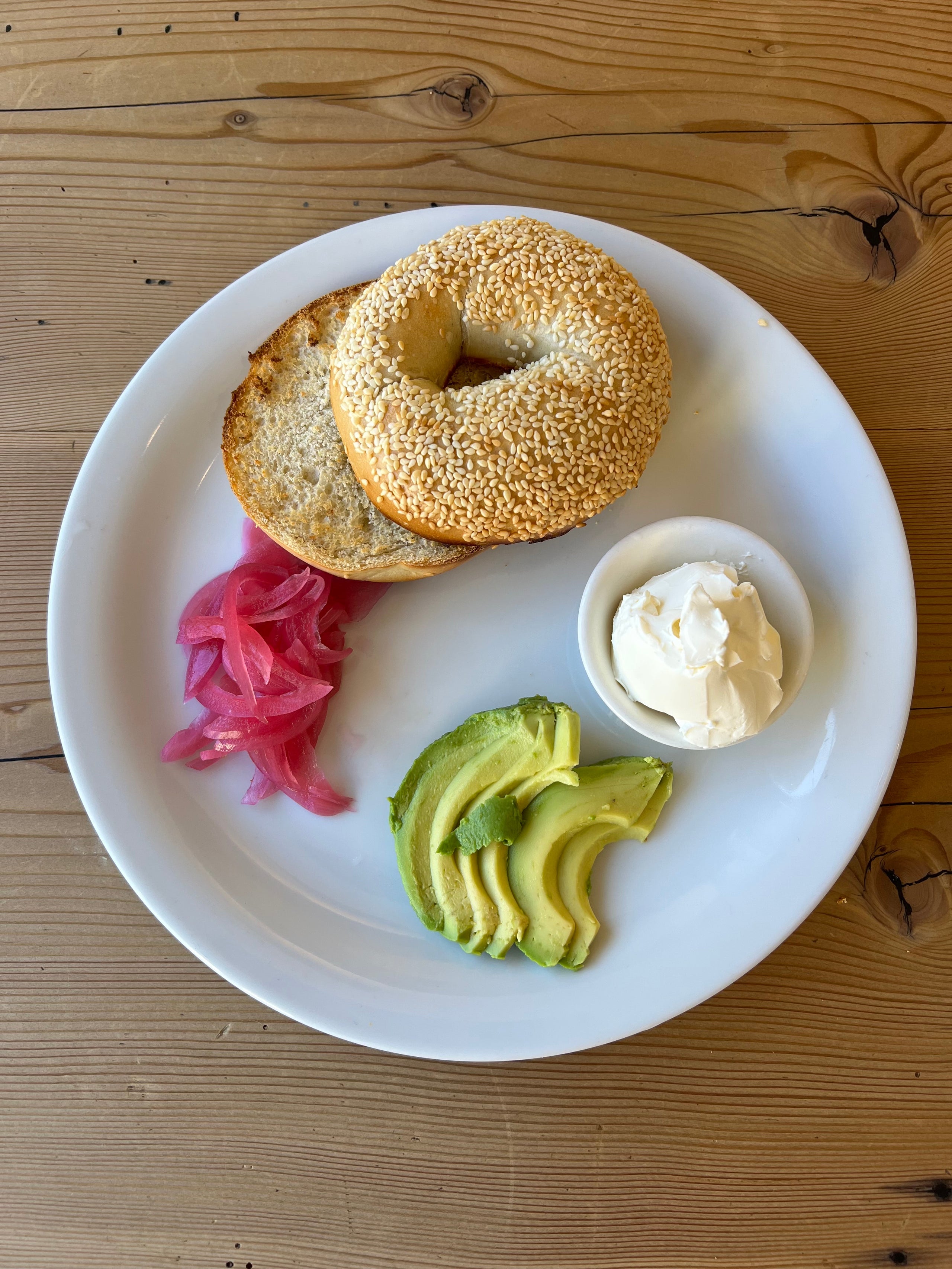 Toasted Bagel Plate